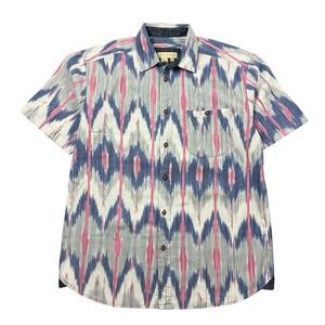 Territory Ahead Shirt Men's Medium Southwest Aztec Short Sleeve Button Up